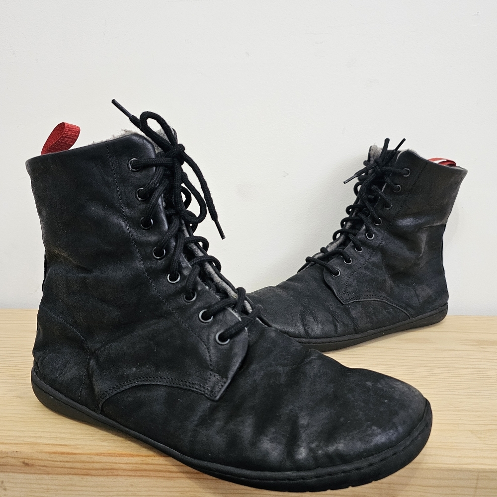 Mukishoes Igneous Leather & Wool Boots